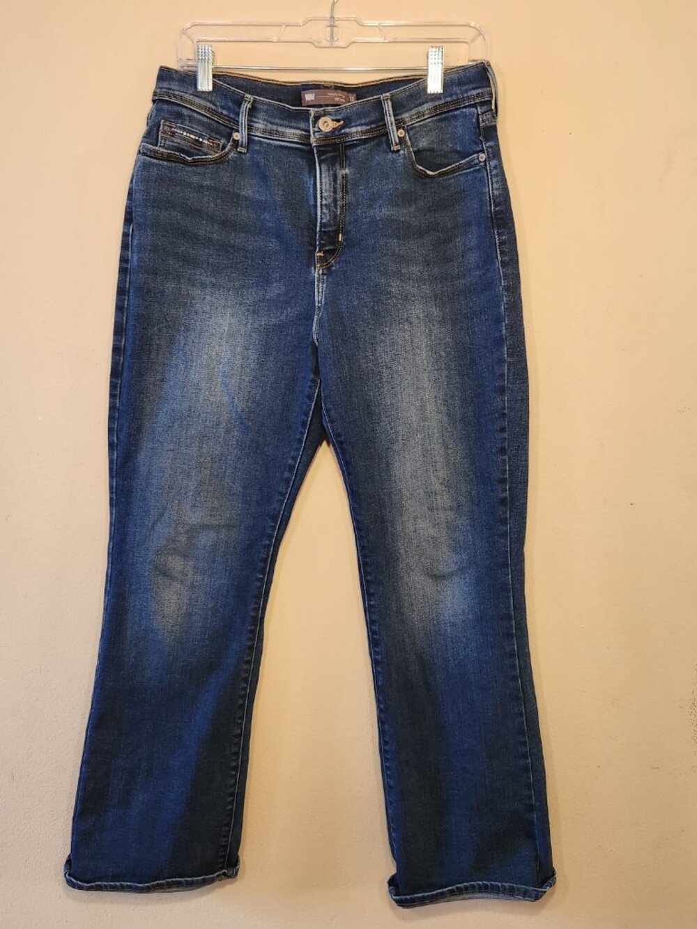 Levis 512 Perfectly Slim Bootcut blue jeans size 12